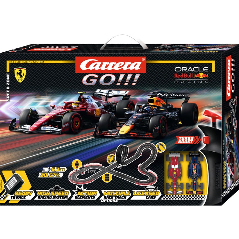 Carrera مجموعة مسار سباق سيارات سلوت كارس كارييرا GO!!! أوراكل ريد بول سبيد زون (6.3 م) - Image 1